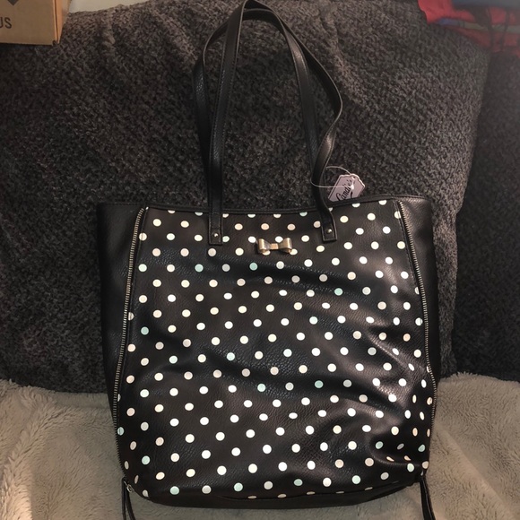 Candie's Handbags - NWT Candie’s Polka Dot Tote